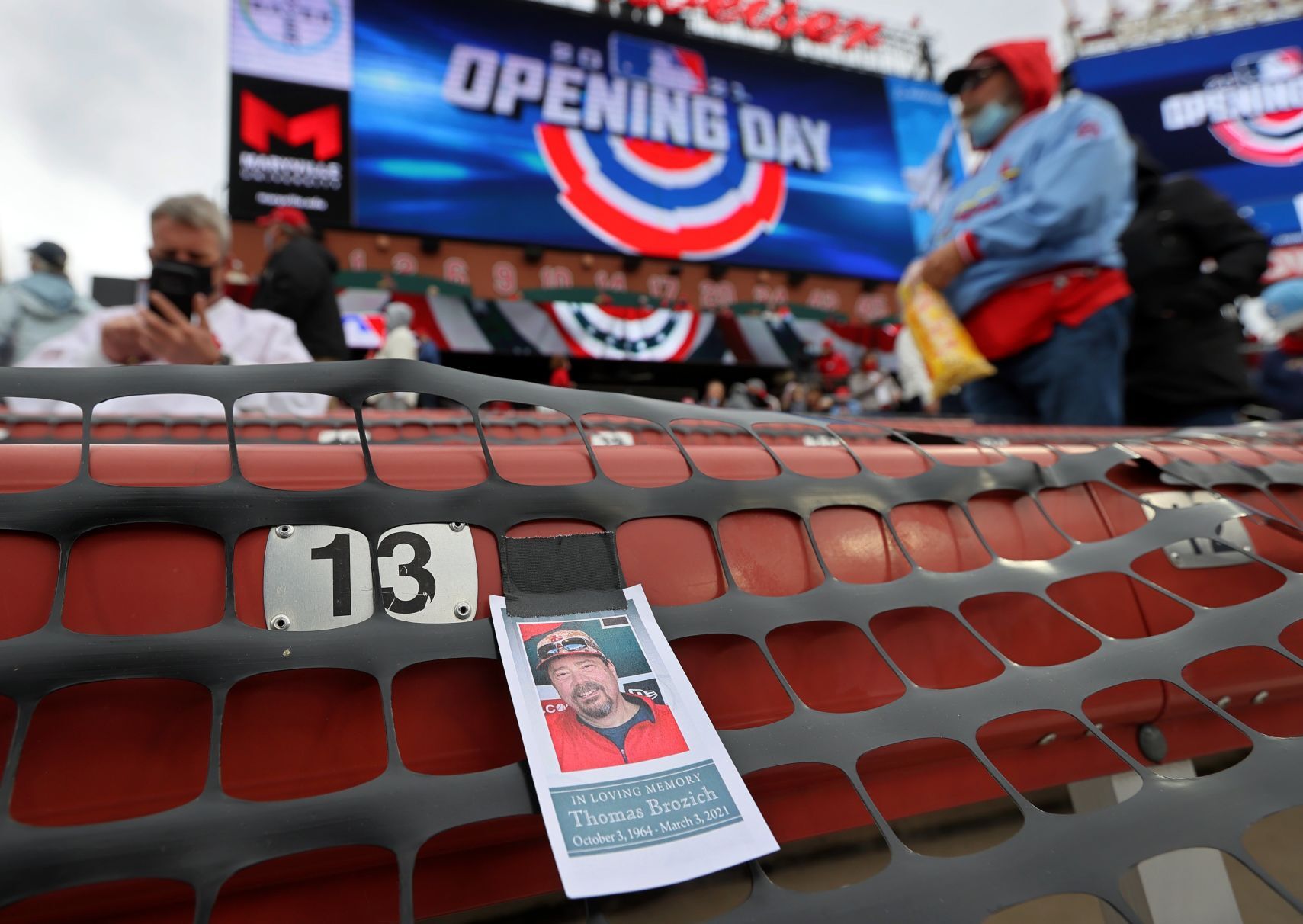 St. Louis Cardinals 2021 home opener at Busch Stadium
